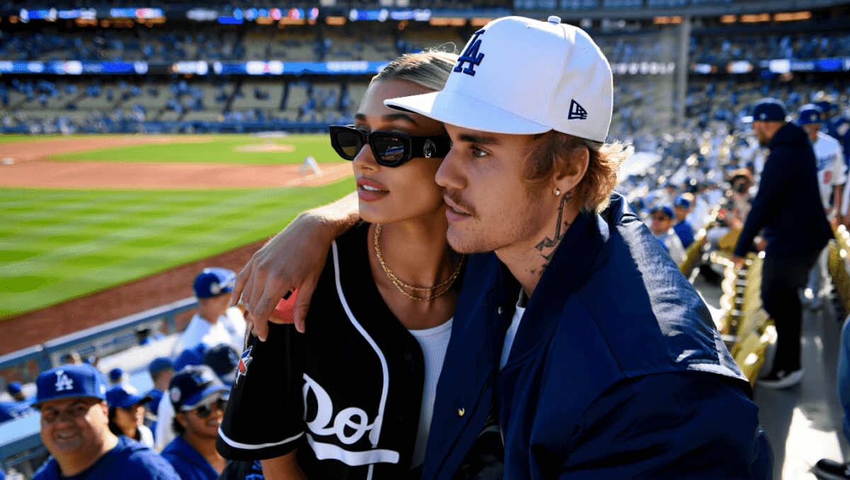 Justin and Hailey Bieber Enjoy Date Night at World Series Game 3 in Los Angeles