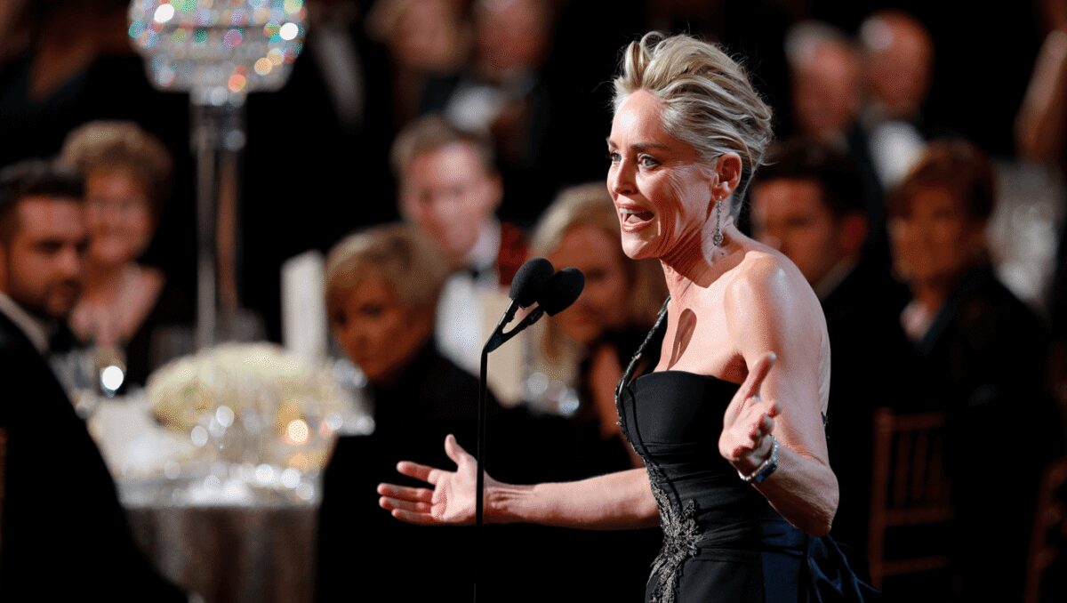 Sharon Stone Slams Fellow Awards Night Guests in Viral Acceptance Speech: ‘F**k You’