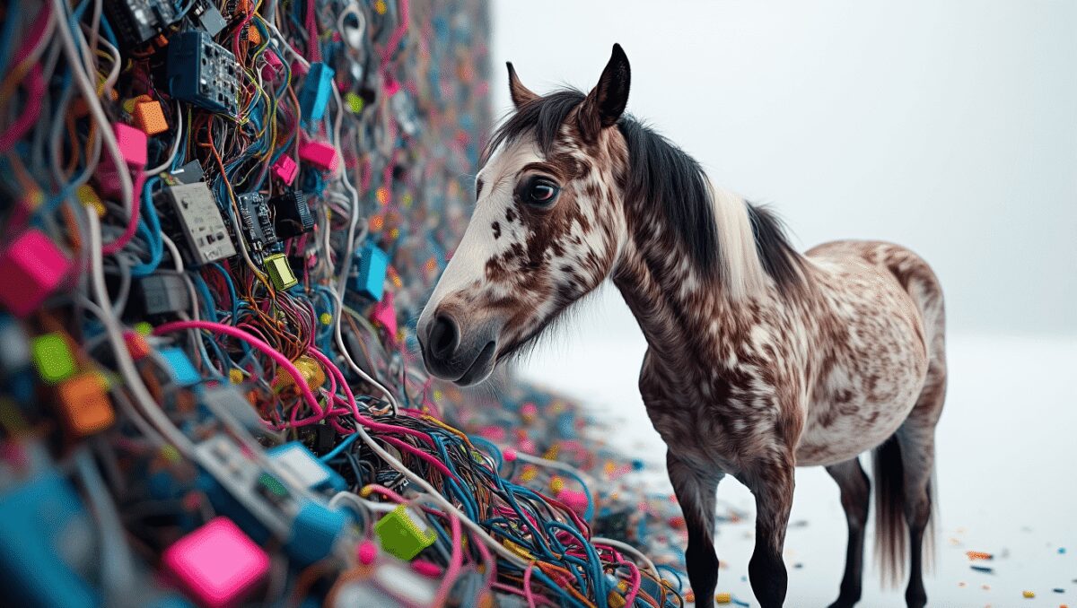 feeble little horse searches for music’s future in the pixelated tangle of bitknot