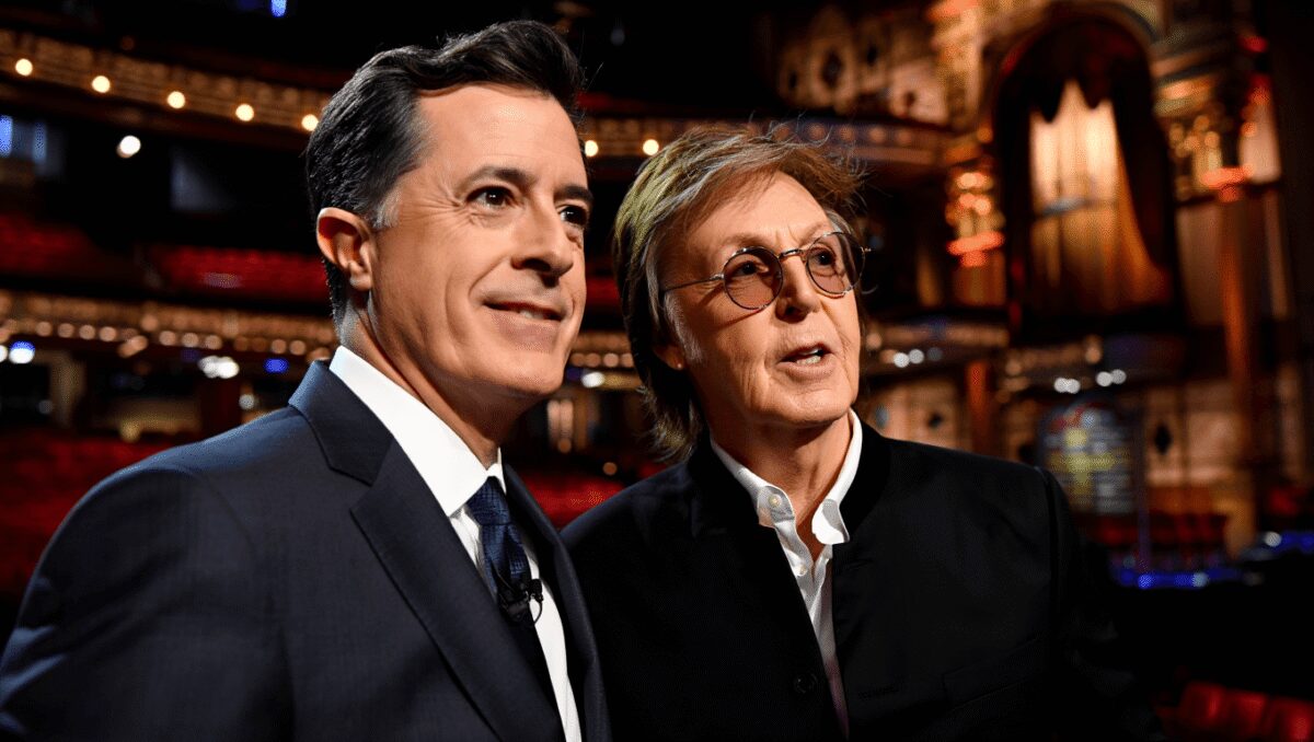 Stephen Colbert bids The Late Show adieu with an assist from Paul McCartney