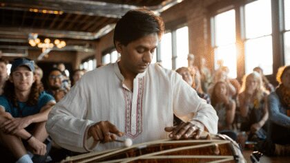 Watch V. Selvaganesh’s Paste Session at Big Ears Festival