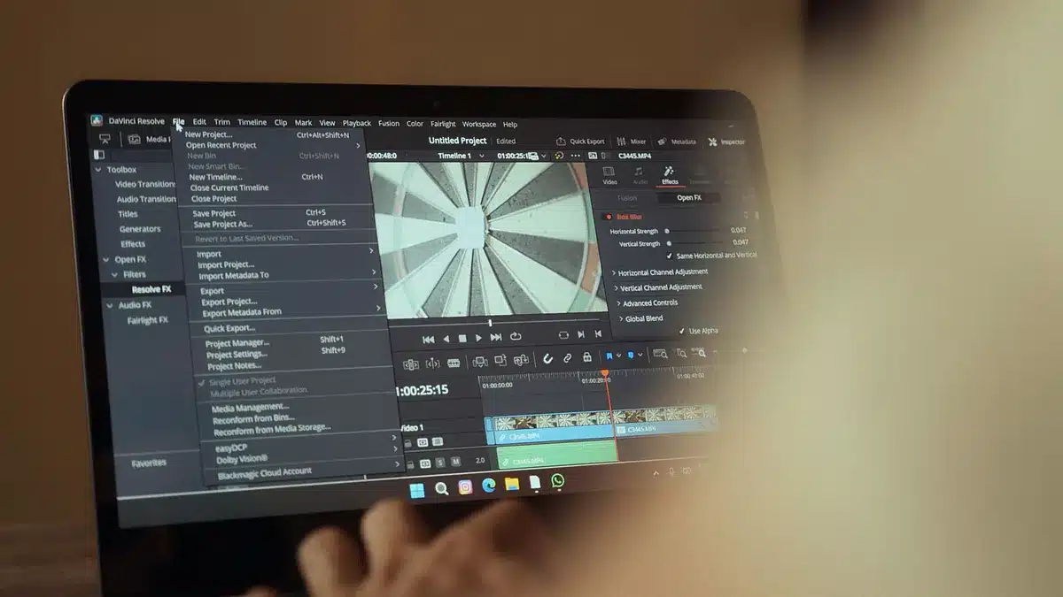 Rapid montage of film scenes showing quick cuts and dynamic editing in a crime thriller