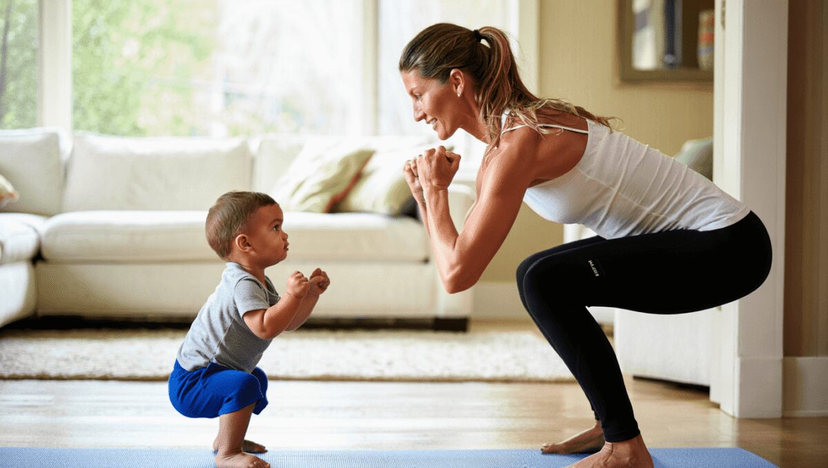 Gisele Bundchen Shares Rare Photo of 1-Year-Old Son as They Exercise Together: ‘What a Gift’