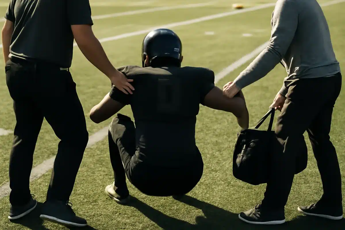 49ers star Kyle Juszczyk helped off field after scary knee injury